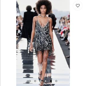 DUNDAS x REVOLVE Joan Embellished Mini Dress in Black and Silver